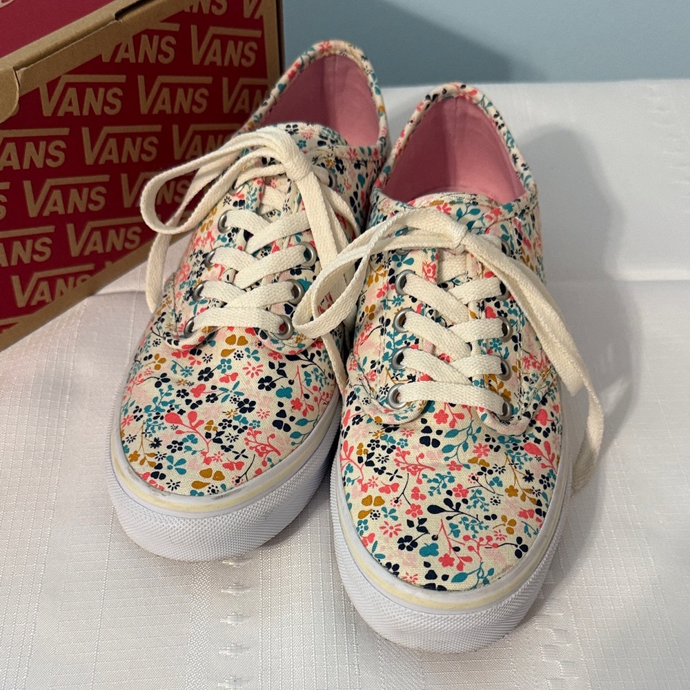 Vans Multicolor Floral Canvas Shoes